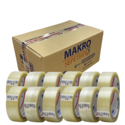 45mm x 100 mt Hotmelt Şeffaf A PLUS+++ Koli Bandı 12 Adet