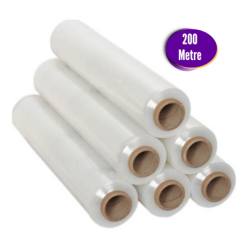 17 MİKRON 50CM X 200 MT ŞEFFAF STREÇ FİLM