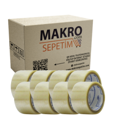 60mm X 100mt Hotmelt Koli Bandı  8 ADET