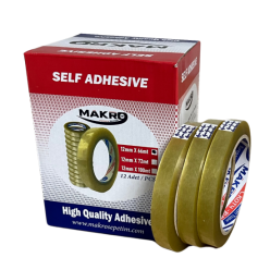 12mm x 66 Mt Kırtasiye Bandı / 12 Pieces