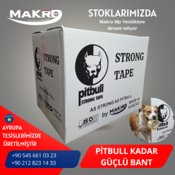 45MM X 100MT HOTMELT PITBULL STRONG TAPE (GÜÇLÜ BANT)